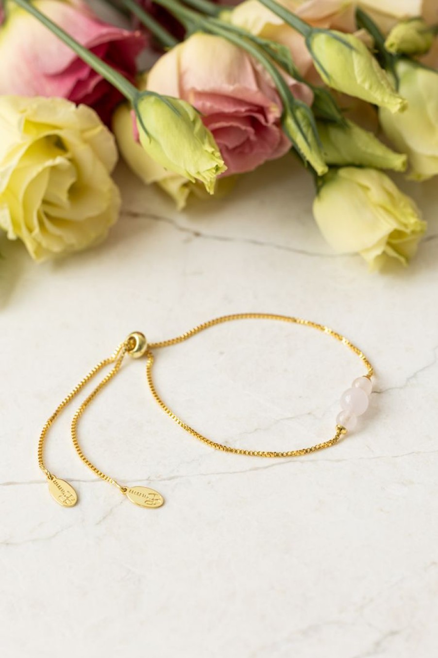 Smykker Secrets by B Swarovski | Serenity Bracelet Rose Quarts