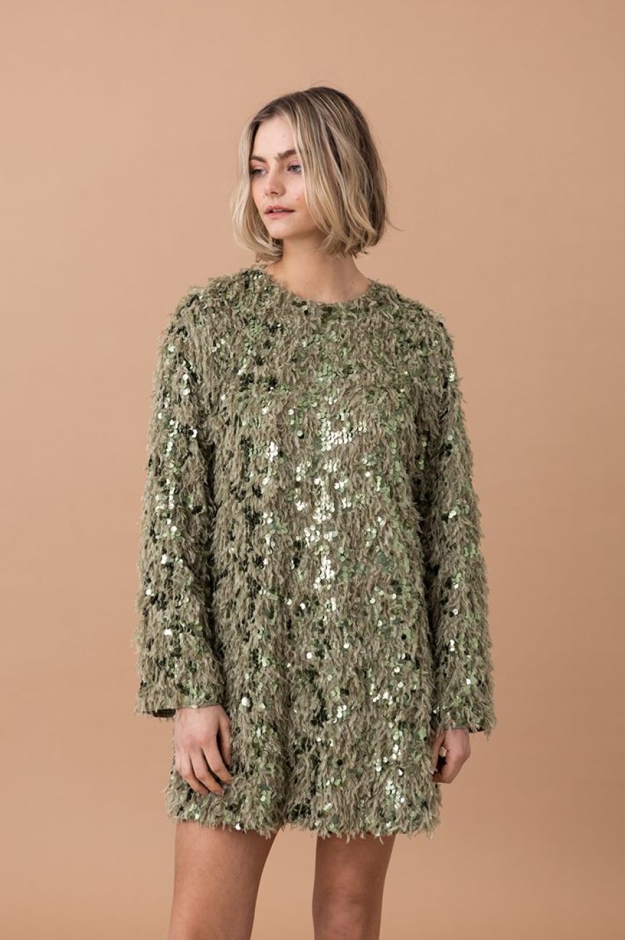 Klaer Secrets by B | Aw23 – Isilly Kjole Soft Green