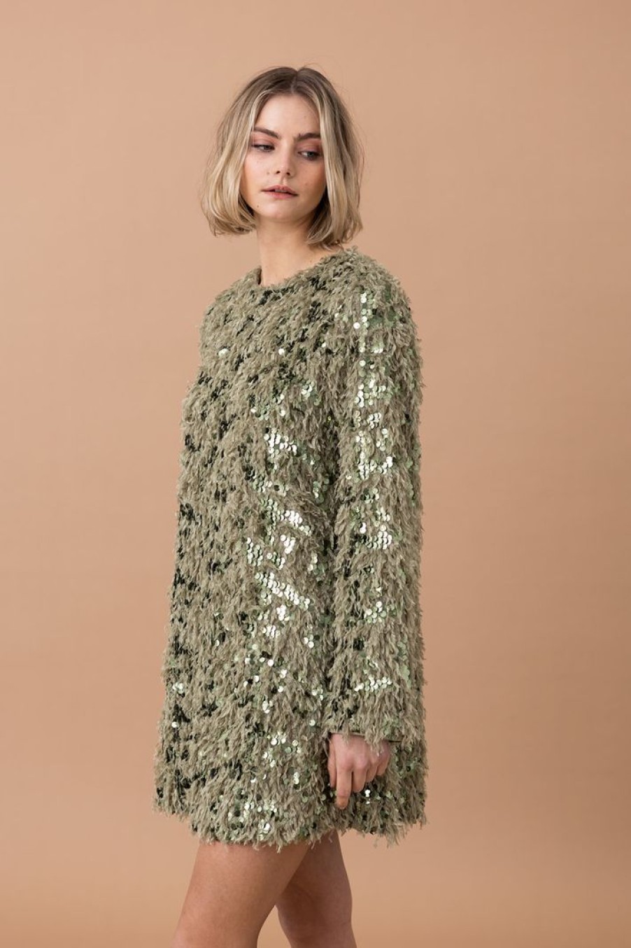 Klaer Secrets by B | Aw23 – Isilly Kjole Soft Green