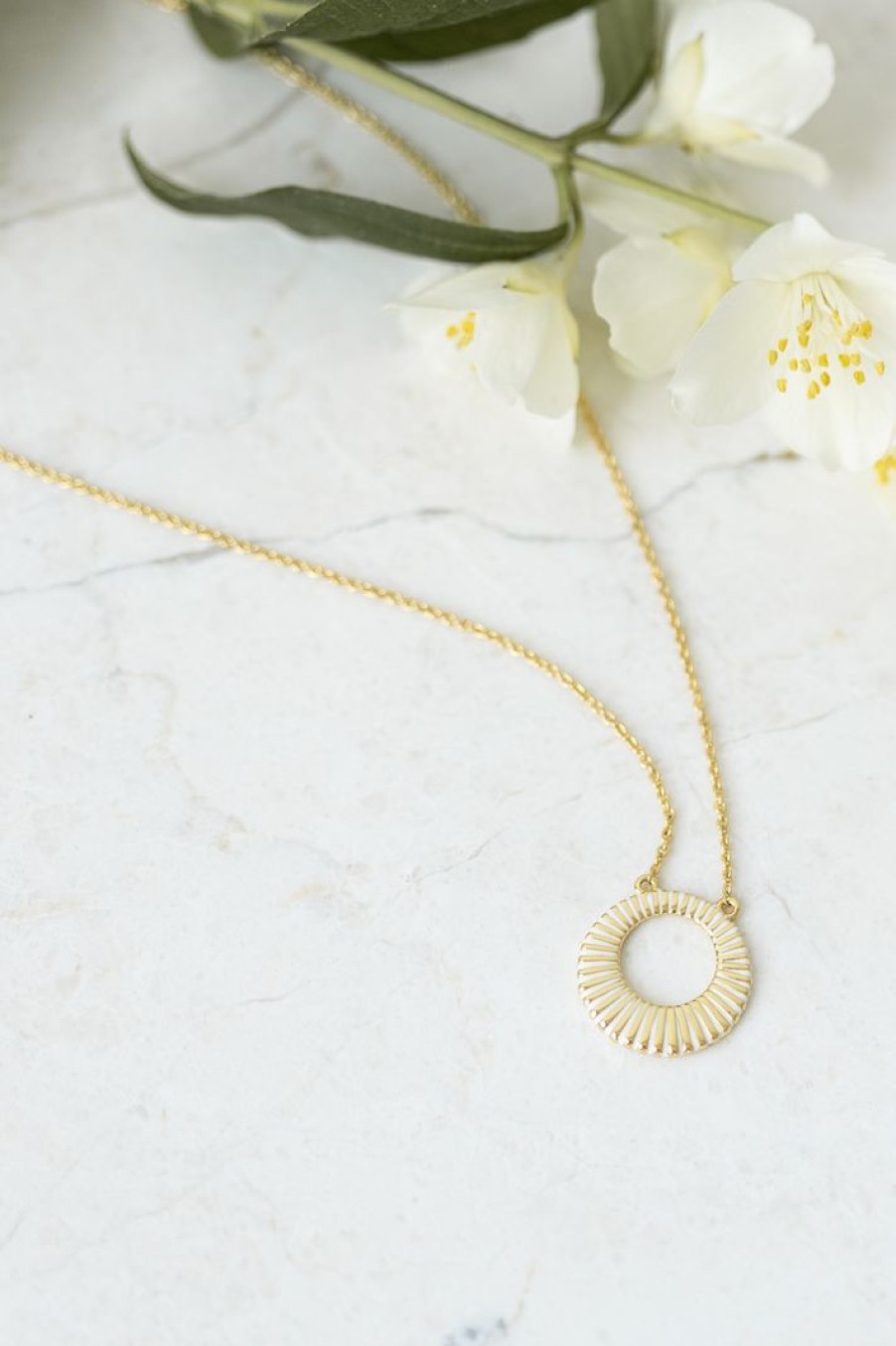 Smykker Secrets by B Emalje | Lola Necklace Creme