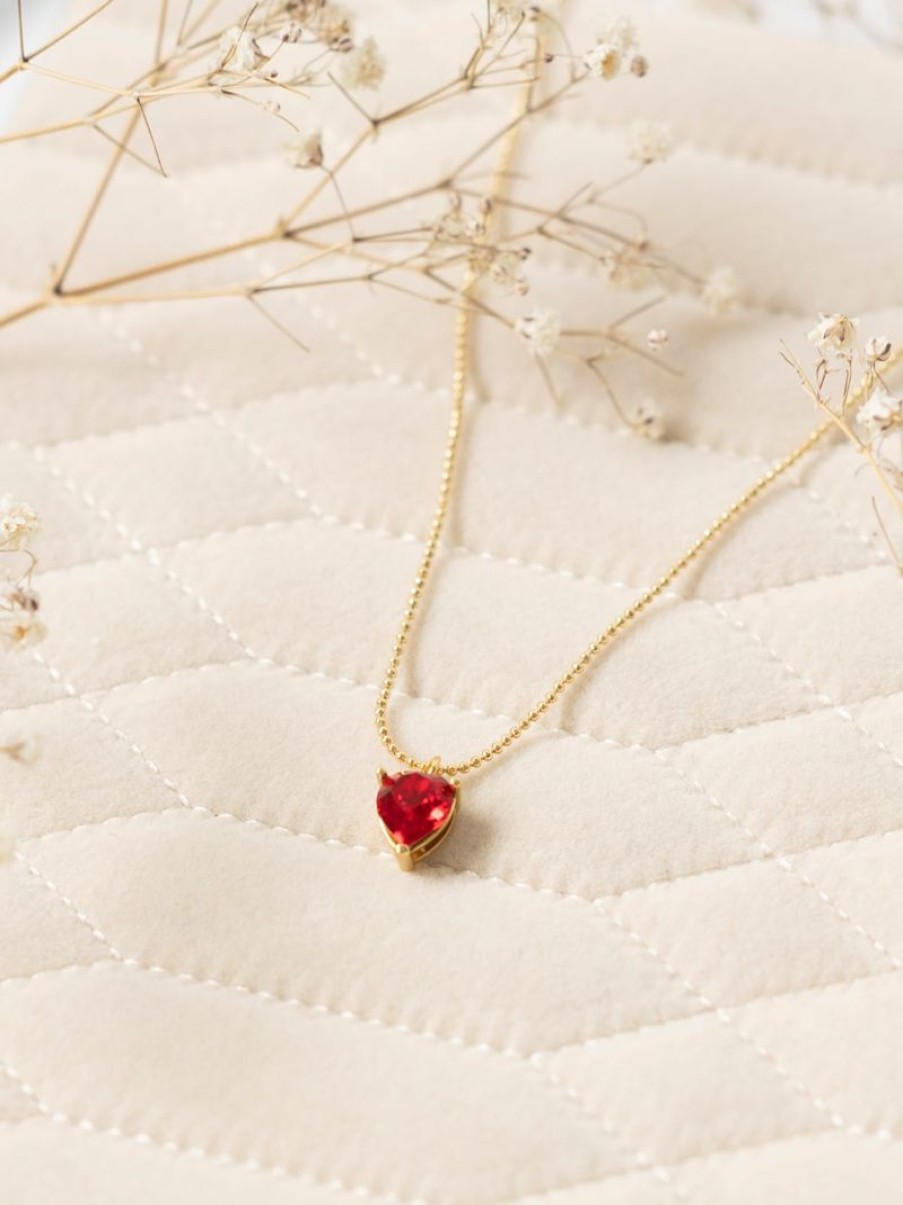 Smykker Secrets by B Swarovski | Crystal Heart Red